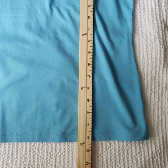 Talbots Turquoise Blue Tank Top Stretch Women's Size Petite S - Picture 7 of 8